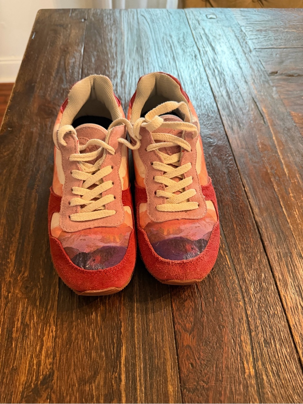 Inkkas  Andes Jogger (Red tones, lace-Up sneakers)